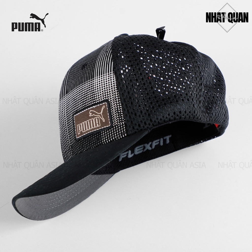 Mũ nón lưỡi trai Pu.ma họa tiết phối lưới bít đuôi - Nhật Quân Asia nhatquanasia