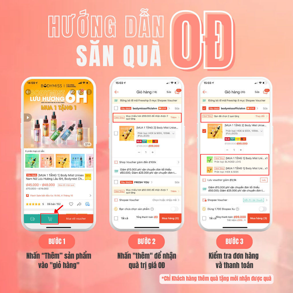 Body Mist Unisex Cho Nam Nữ Đi Học Đi Làm, Bodymist Chính Hãng Lưu Hương 6H BODYMISS 105ml