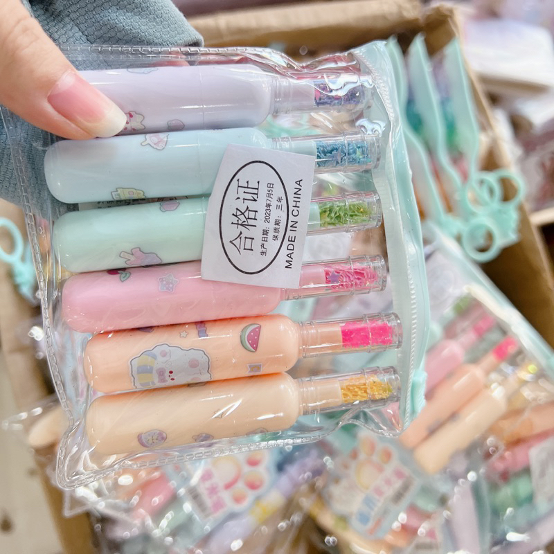 Sỉ túi 6c bút dạ nhớ nhiều màu