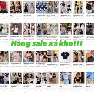 Áo croptop tổng hợp tặng khách ngẫu nhiên đơn 99k