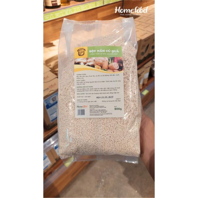 Bột nêm NẤM CỦ QUẢ KHÔNG ĐƯỜNG 100% TỰ NHIÊN - Hạt nêm nấm rau củ Homefood