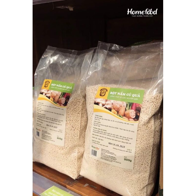 Bột nêm NẤM CỦ QUẢ KHÔNG ĐƯỜNG 100% TỰ NHIÊN - Hạt nêm nấm rau củ Homefood