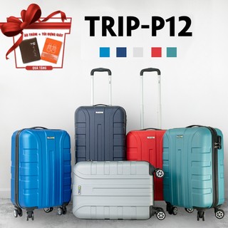 Vali nhựa cao cấp trip p12 size 20inch, vali xách tay, nhựa abs, bảo hành 5 năm