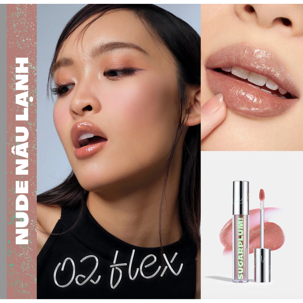 Son Nhũ Bóng OFÉLIA SUGARPLUM MintyIce Sparkling Gloss