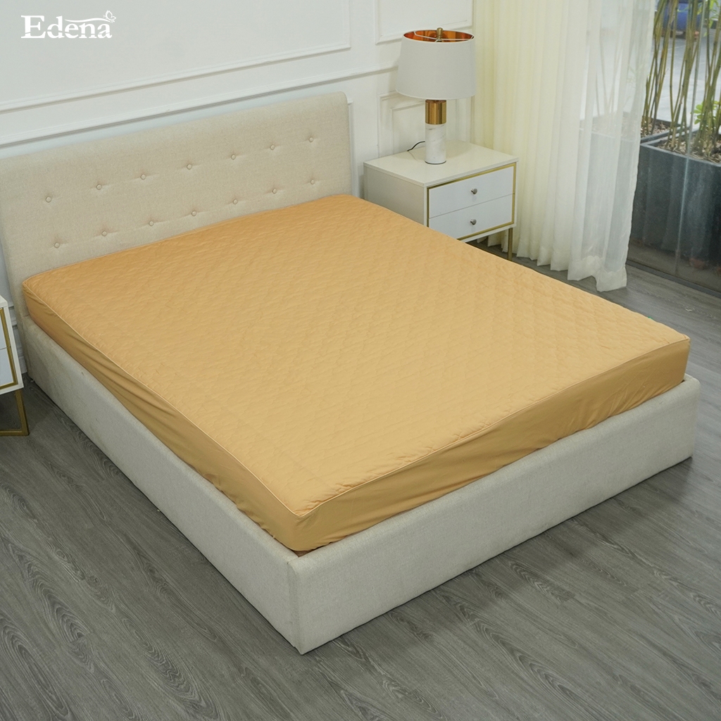 Ga Giường Cotton Solid Edena Cao Cấp