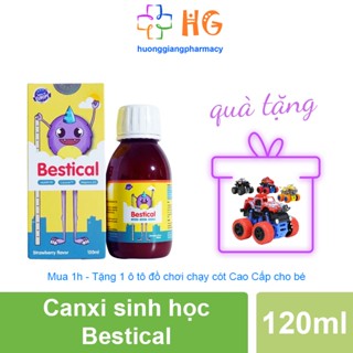 Canxi sinh học Bestical bổ sung canxi cho bé vitamind3 d3k2mk7 cho trẻ sơ sinh lipocal tăng chiều cao canxi sữa Lọ 120ml
