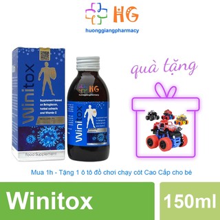 Tăng đề kháng Winitox Hàng Chính Hãng giúp nâng cao hệ miễn dịch tăng cường sức đề kháng giảm ốm vặt Chai 150ml