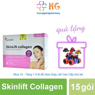 Skinlift Collagen Giúp đẹp da chống lão hóa ngăn nếp nhăn trên da giúp da mịn màng săn chắc Hộp 15 gói