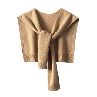 Khăn len giả áo choàng vai loại MỎNG phong cách Hàn Quốc Look by Trang