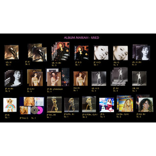 Cd mariah carey - album : emotions, music box, butterfly, the emancipation of mimi, me. i am mariah...