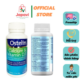 Viên uống bổ xung Ostelin Vitamin D & Calcium orihiro cho bà bầu 130 viên
