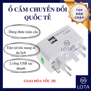 Ổ CẮM ĐIỆN DU LỊCH QUỐC TẾ ĐA NĂNG LOẠI CAO CẤP dùng cho singapore thái lan châu âu anh mỹ úc