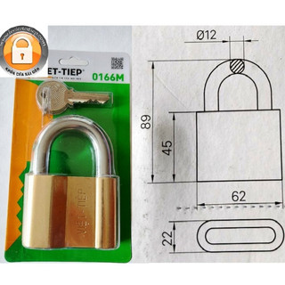 Ổ KHÓA TREO ĐỒNG VIỆT TIỆP 66M SIZE LỚN - CÒNG KHÓA PHI 12