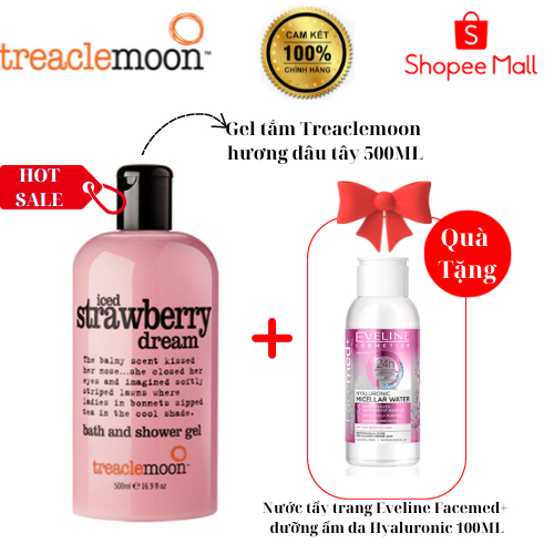 Gel tắm chiết xuất dâu tây Treaclemoon 500ml