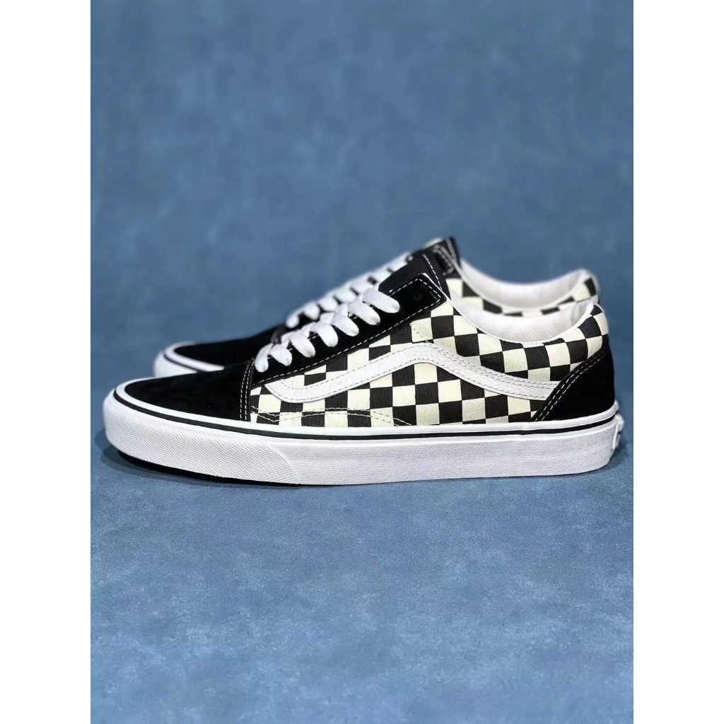 Giày vans caro chính hãng cho nam nữ, vans old skool checker chuẩn full box