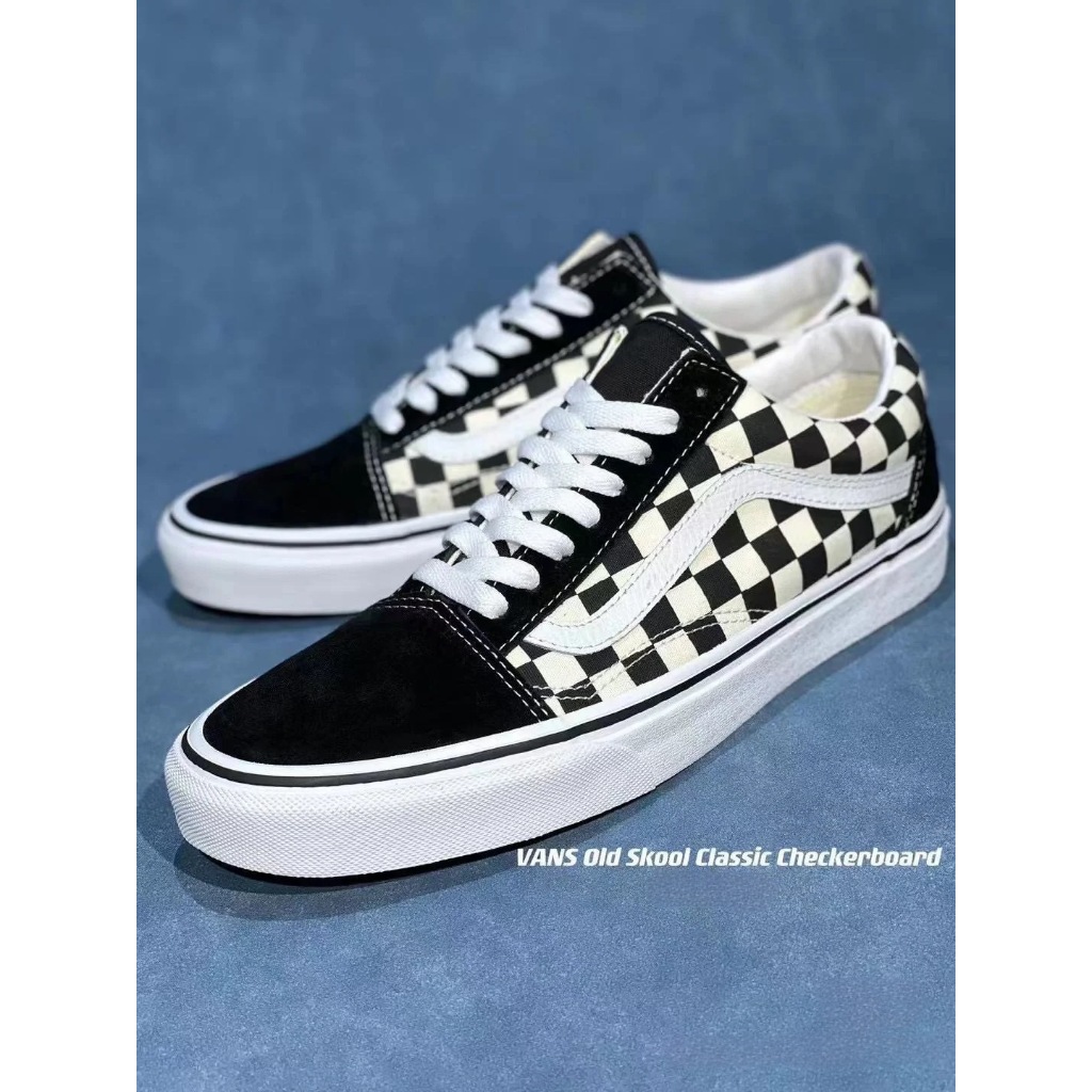 Giày vans caro chính hãng cho nam nữ, vans old skool checker chuẩn full box
