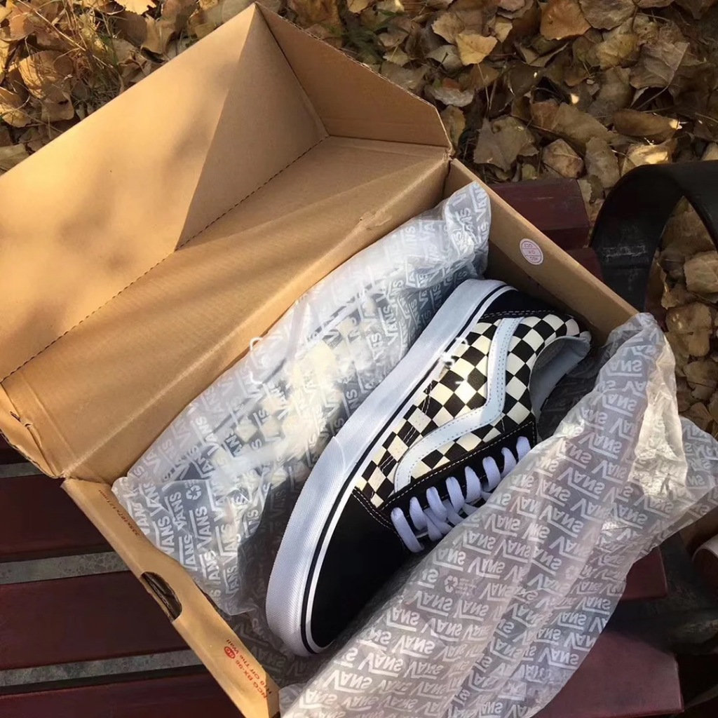 Giày vans caro chính hãng cho nam nữ, vans old skool checker chuẩn full box