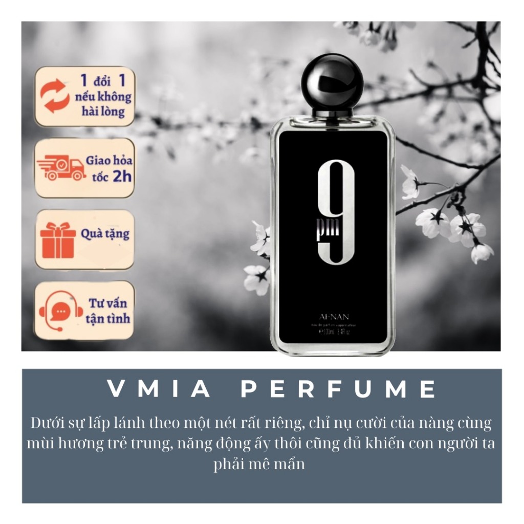 -ⱽᵐᶦᵃ- [HOT] Nước hoa nam Afnan 9PM EDP