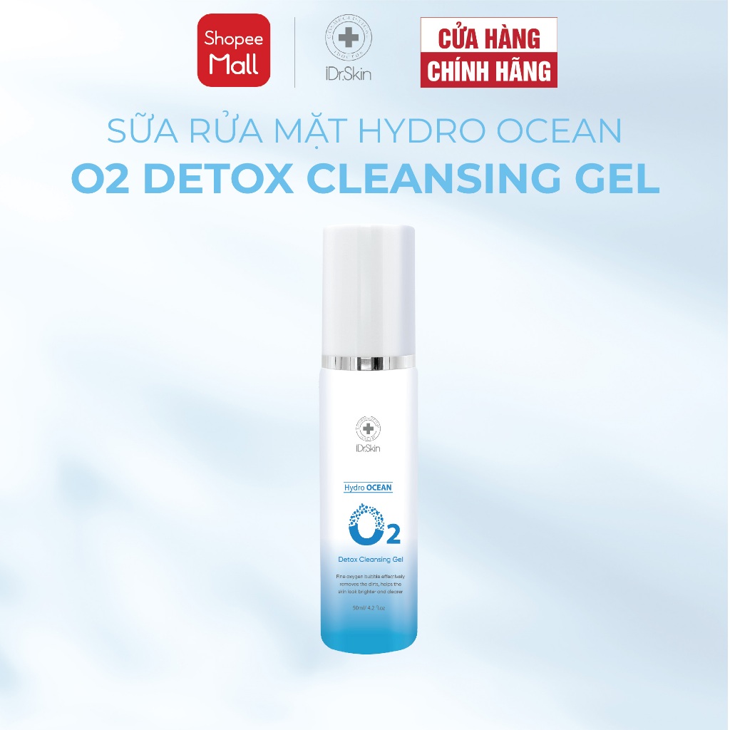 Sữa rửa mặt Hydro Ocean O2 Detox Cleansing Gel sạch sâu