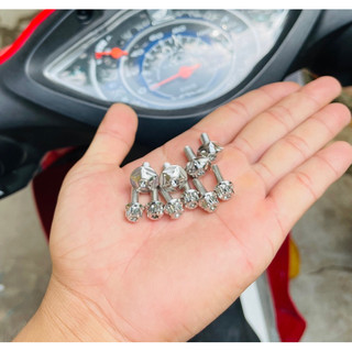 Combo 10 Ốc Titan Gắn Dàn Đầu Wave 100-110