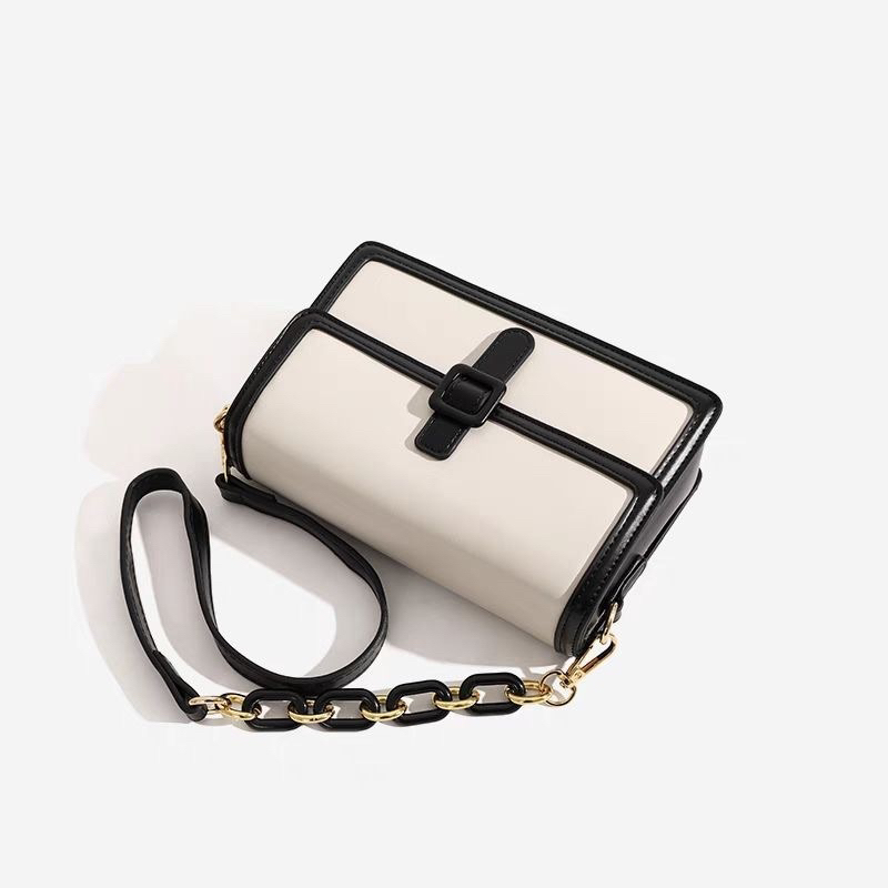 Túi đeo vai đeo chéo nữ hai dây đeo bản to khóa cài túi xách nữ kẹp nách đeo chéo đeo vai