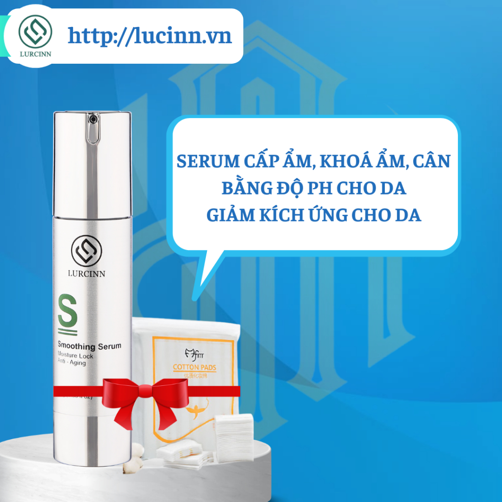 Serum Dưỡng Ẩm, Khóa Ẩm, Cân Bằng PH Cho Da | Smoothing Serum | LURCINN