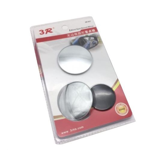 🚗 Gương cầu lồi xóa điểm mù 5cm, gắn kính chiếu hậu ô tô, xe hơi, xe máy không viền