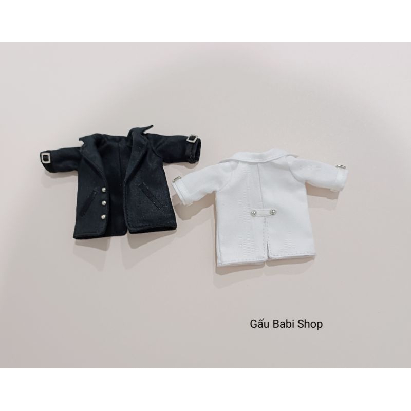 Áo khoác cho búp bê size ob11, nendoll, ddf, 5inch, 1/8 bjd, bru, baboliy, 1/6 blyth, babies, xinji, animator