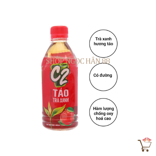 Trà Xanh C2 vị Chanh/Táo NEW