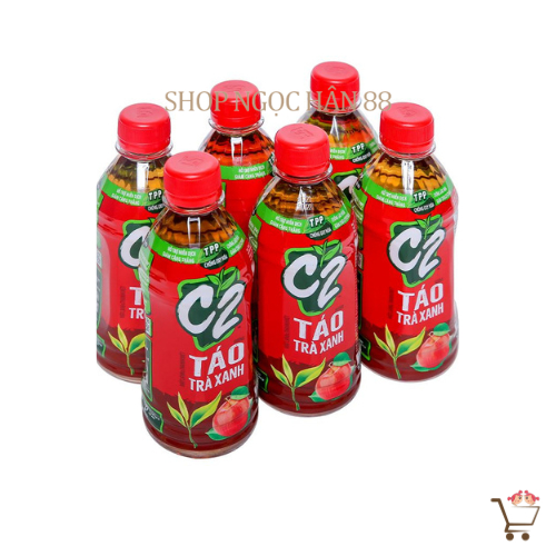 Trà Xanh C2 vị Chanh/Táo NEW