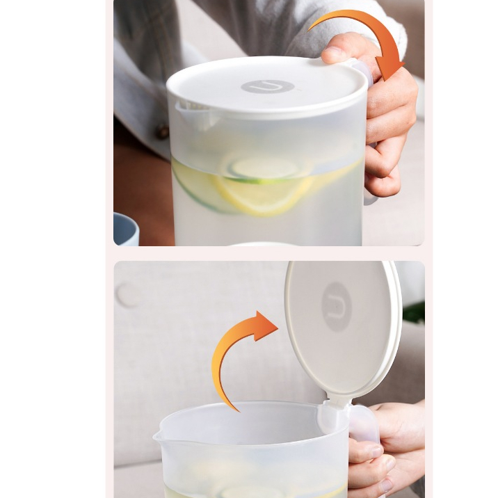 Bình Đựng Nước Nhựa Dung Tích 2000 ml Đựng Nước Trà Tiện Dụng Ca Nước Nhựa Siêu Bền TTHOME
