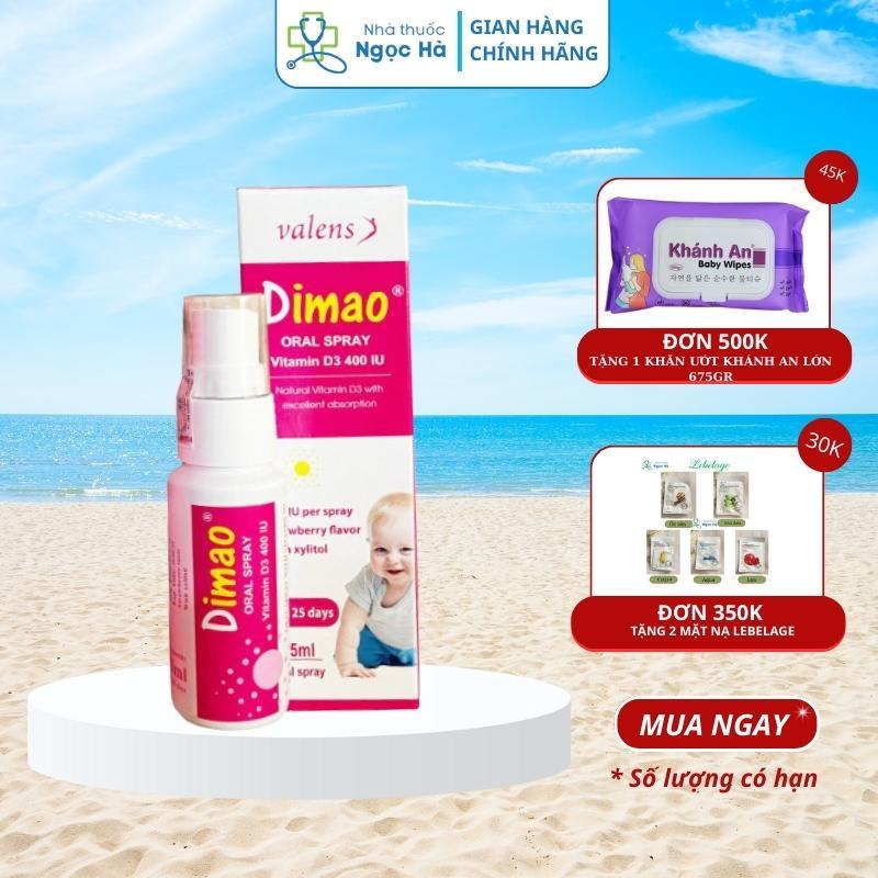 DIMAO Vitamin D3 dạng xịt, giúp hỗ trợ phòng ngừa thiếu Vitamin D, hỗ trợ hấp thu canxi và tăng chiều cao