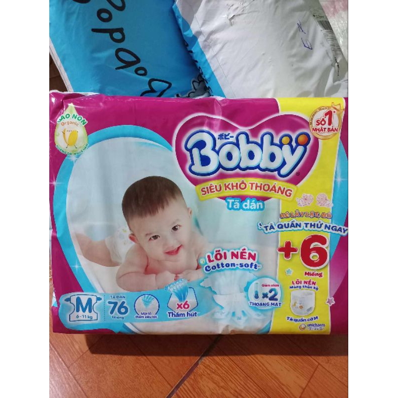 Bỉm dán Bobby cho bé