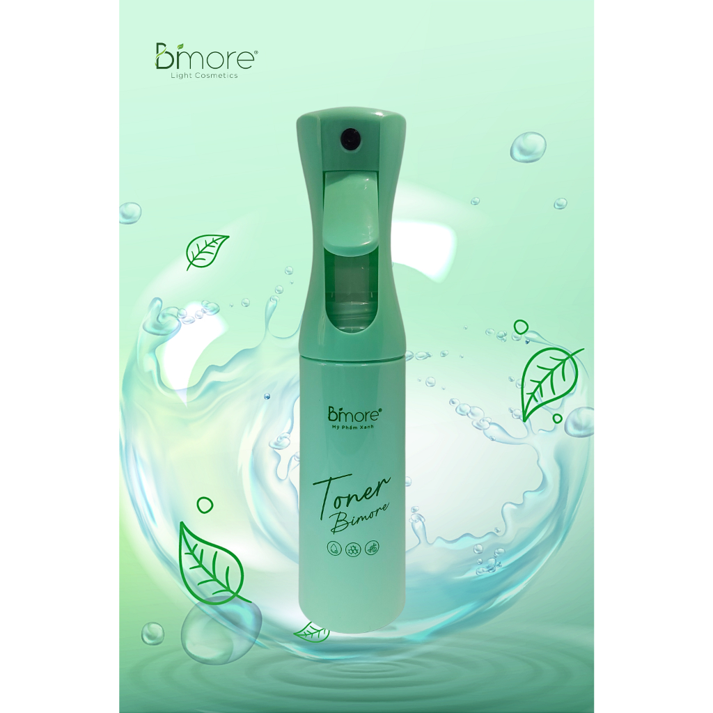 Toner Hoa Hồng Bimore Giúp Cân Bằng PH, Cấp Ẩm Cho Da, Se Lỗ Chân Lông 300ml