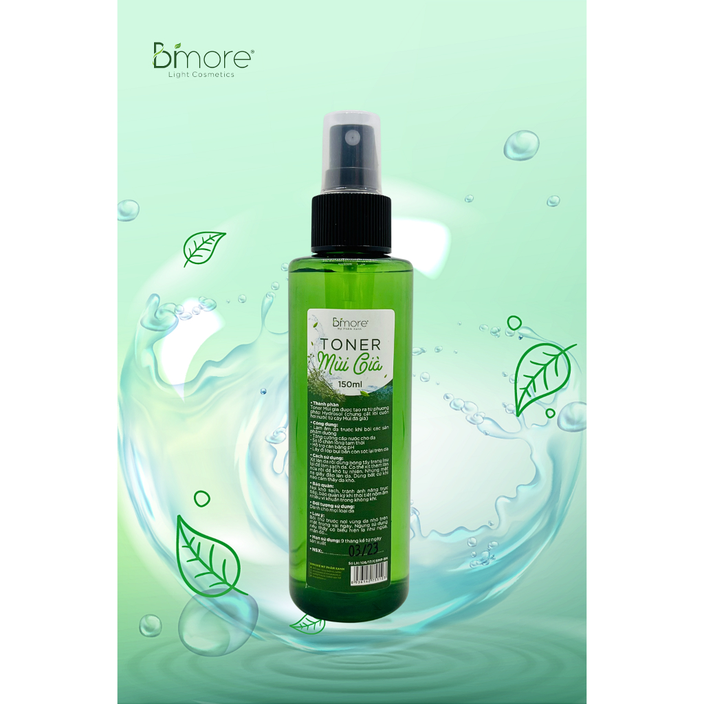 Toner Mùi Già Bimore Giúp Cấp Ẩm Dưỡng Da Và Cân Bằng PH Cho Da 150ml