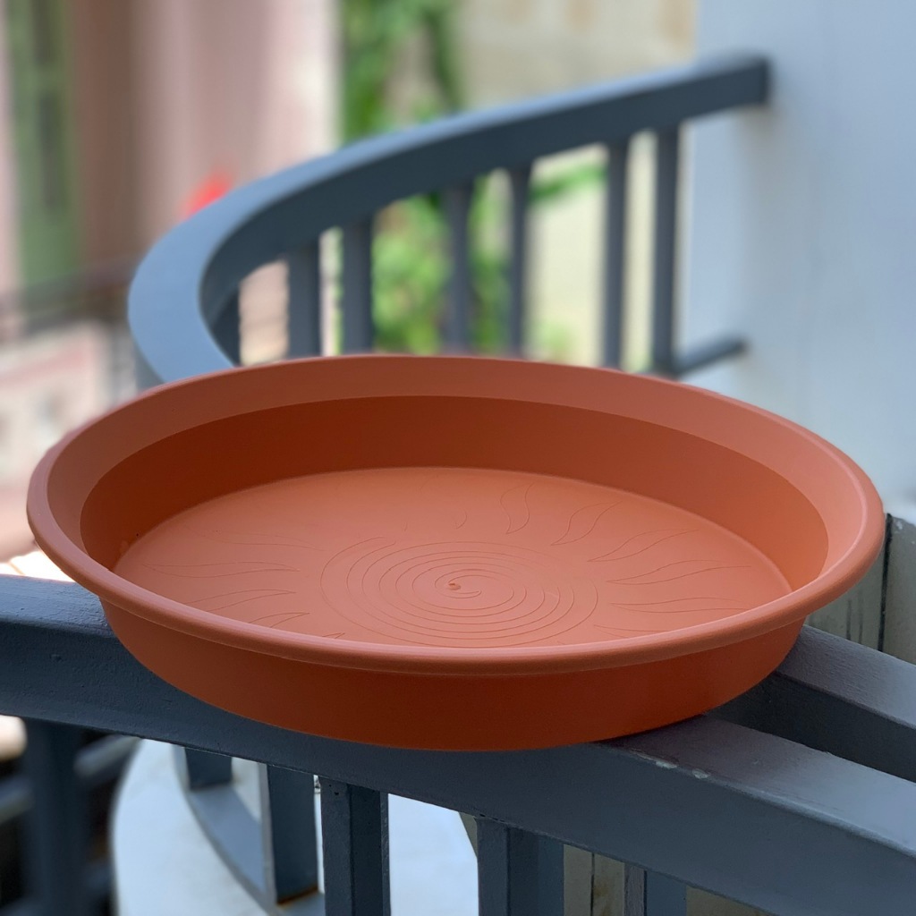 - Đĩa Lót Chậu nhựa Màu CAM ĐẤT, 7 Size, Loại Hàng Mỏng, Nhựa Nguyên Sinh, Dẻo Dai, Đảm Bảo Công Năng Lót Chậu.
