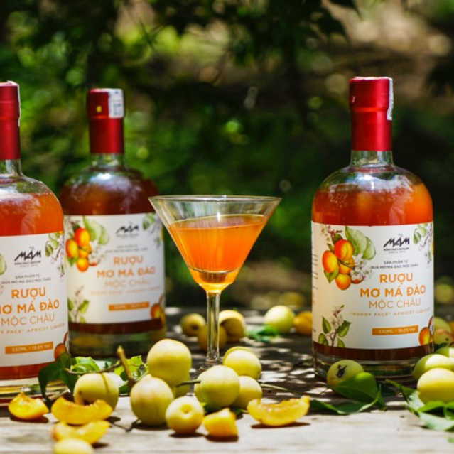 Rượu Mơ Má Đào - nước hoa quả lên men