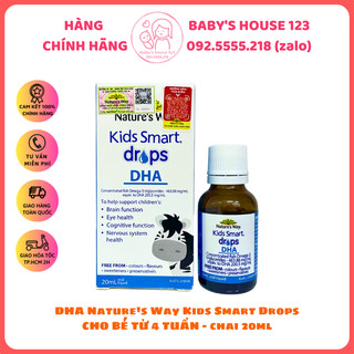 DHA Dạng Giọt Nature's Way Kids Smart Drops - Chai 20ml