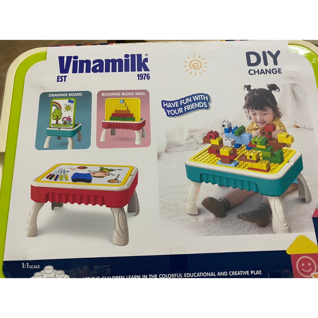 BÀN HỌC LẮP RÁP CHO BÉ QUÀ TẶNG SỮA VINAMILK