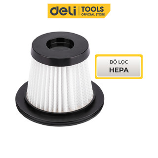 Bộ Lọc HEPA Cho Máy Hút Bụi Deli - Thiết Kế Xếp Ly Lọc Bụi Mịn Hiệu Quả, Dễ Dàng Rửa Tái Sử Dụng DL8080-1