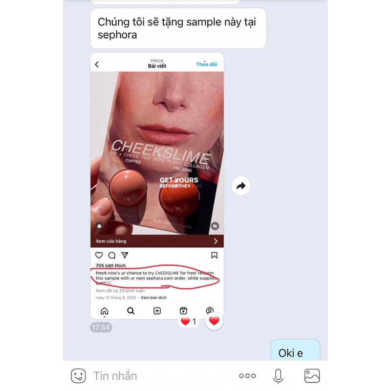 Phấn má hồng cao cấp Cheeklime với 2 tông màu tươi tắn nhẹ nhàng lâu trôi