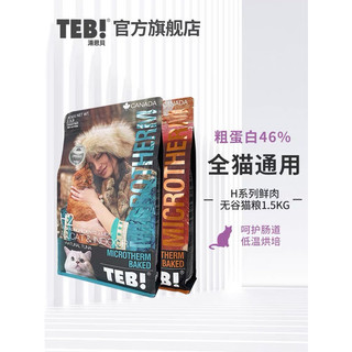 Hạt cao cấp TEB H mix thịt sấy cho mèo
