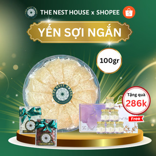 100G Tổ yến sào tinh chế tự nhiên cao cấp Nha Trang Khánh Hòa sợi ngắn The Nest House