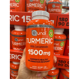 Viên Uống | Kẹo  Tinh Chất Nghệ Turmeric 1500mg QUNOL 180viên và 220 viên của Mỹ - Date Mới