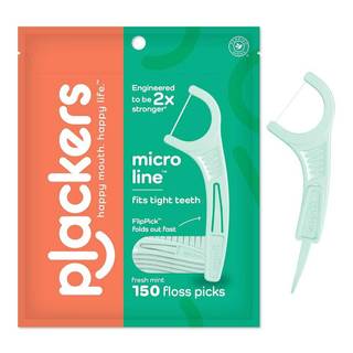 Tăm chỉ nha khoa Plackers Micro Mint, 150 cây