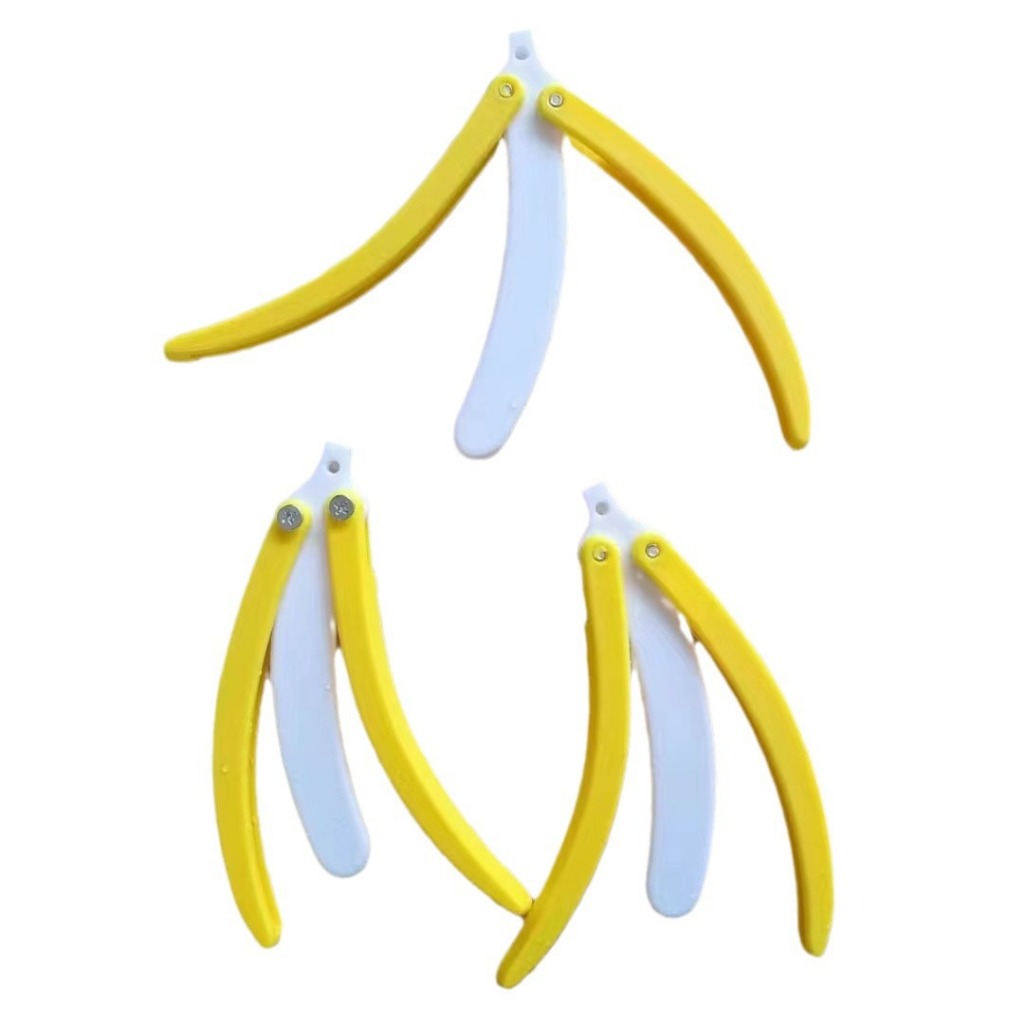 Đồ chơi dao cà rốt vô tri IN 3D mini gấp gọn hot hit, dao hoạt hình đồ chơi giảm Stress