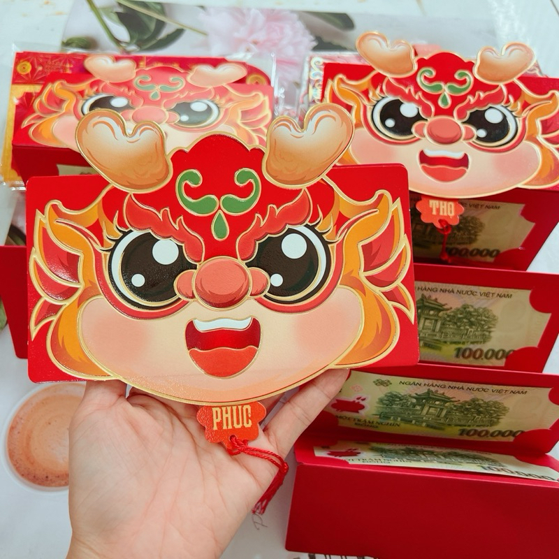 Lì Xì Xếp Nằm Ngang 2 Ngăn 6 Ngăn Mẫu Mã Đẹp Lạ Hot Hit, Thời Thượng