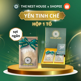 Hộp 1 tổ yến sào tinh chế sợi ngắn cao cấp Nha Trang Khánh Hoà The Nest House
