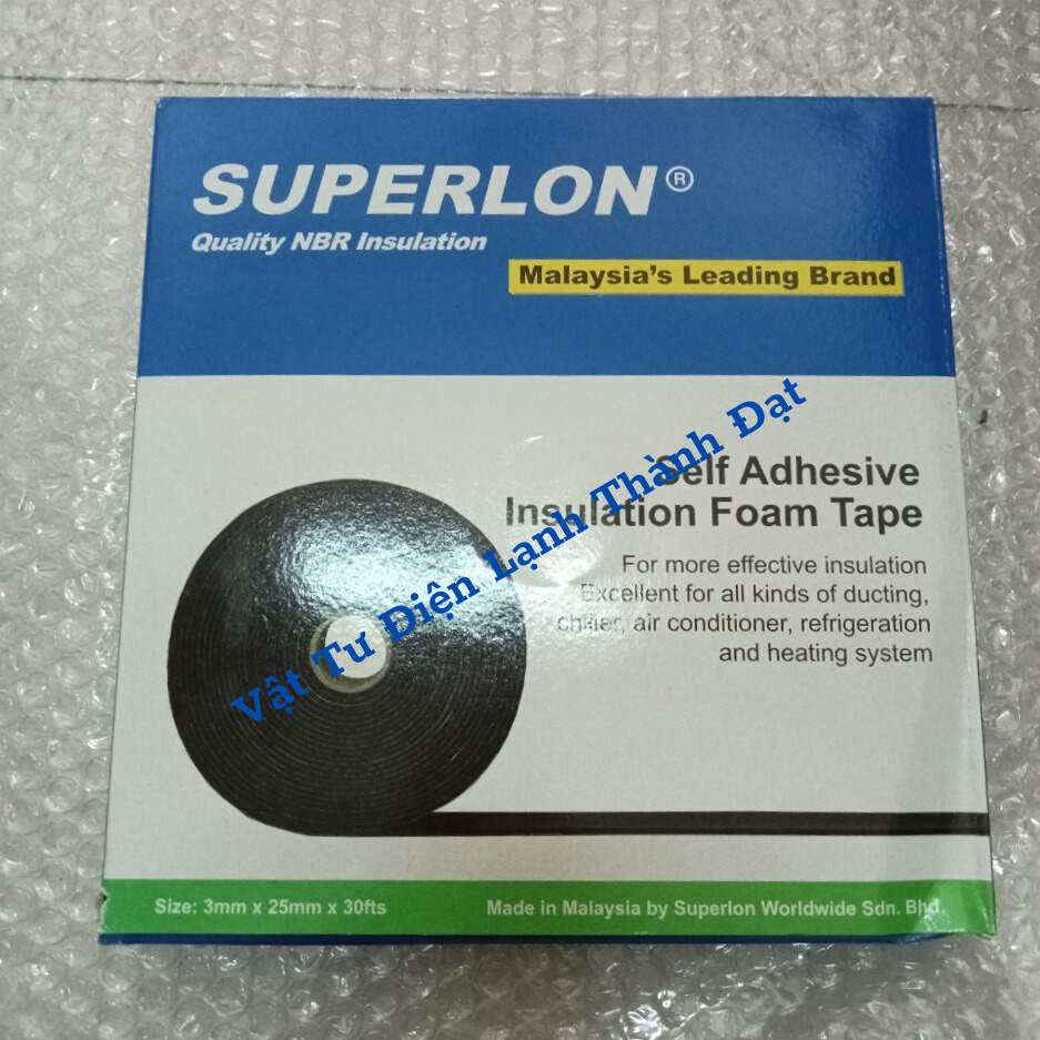 Băng Keo Dính Superlon bản 2.5 phân dày 3mm