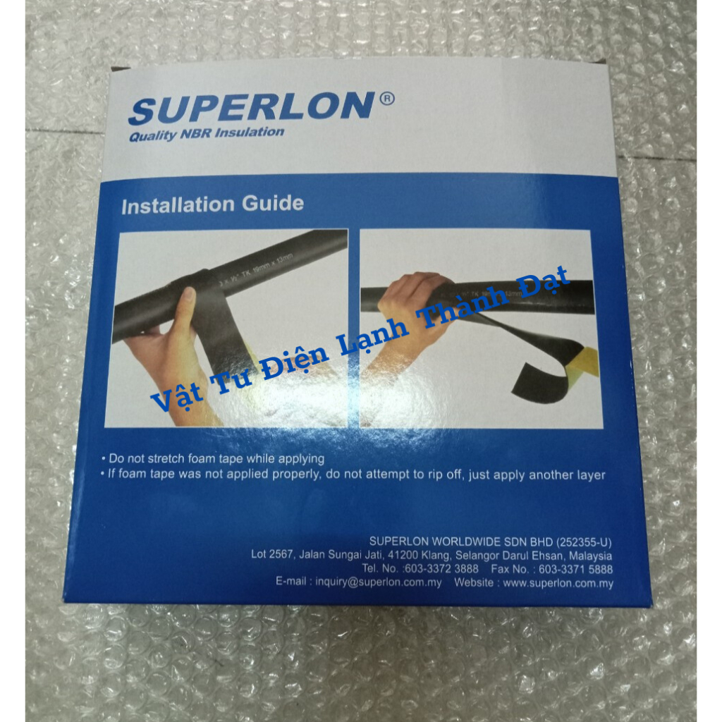 Băng Keo Dính Superlon bản 2.5 phân dày 3mm